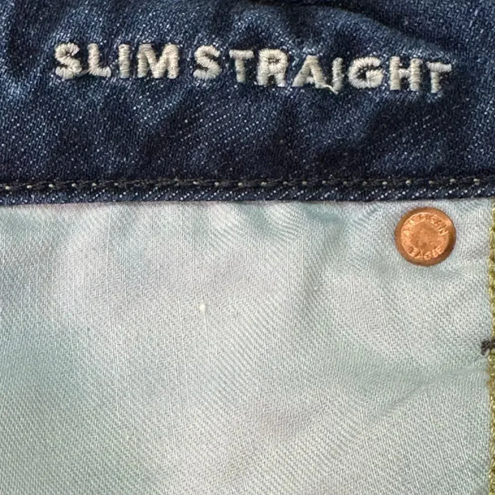 American Eagle AirFlex+ Slim Straight Stretch Jeans Dark Wash Men’s 30x32